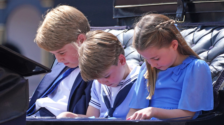 Prince George, Prince Louis, and Princess Charlotte