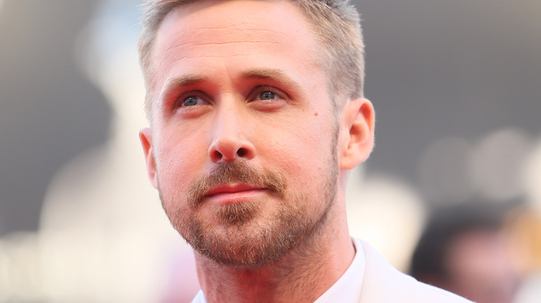 ryan gosling looking up