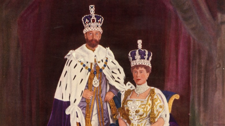 King George V and Queen Mary at the 1911 coronation