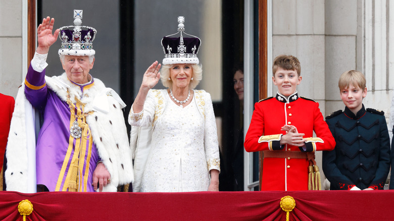 King Charles, Queen Camilla, and the pages of honour