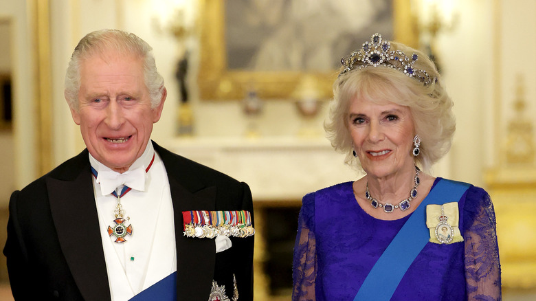 Charles and Camilla in 2022 