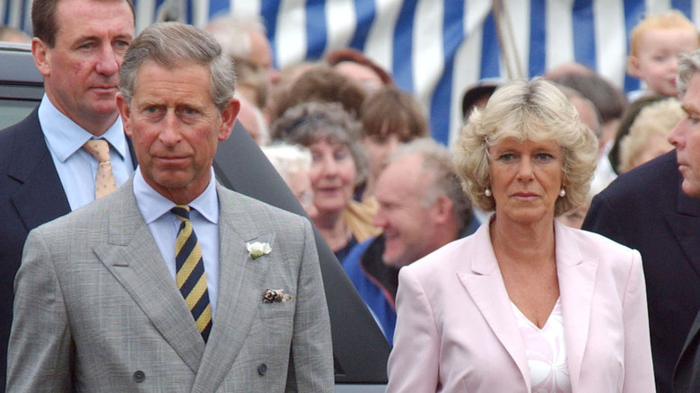 Charles and Camilla at Sandringham in 2002 