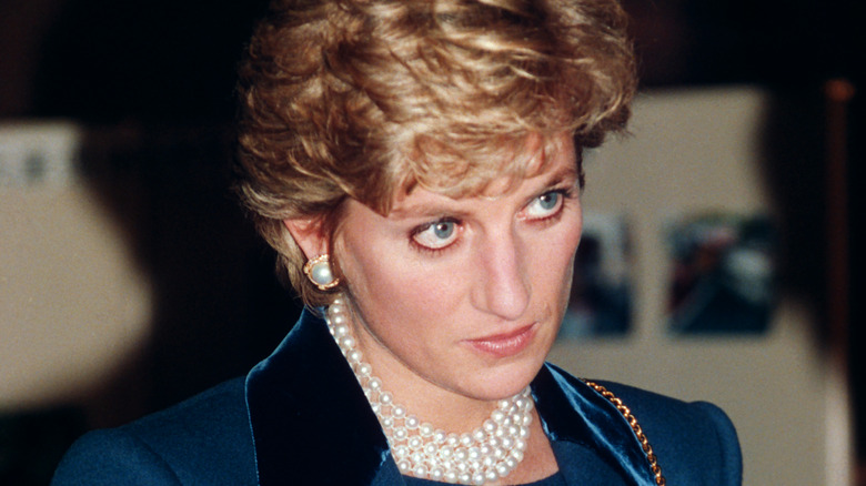 Diana in 1995 glaring