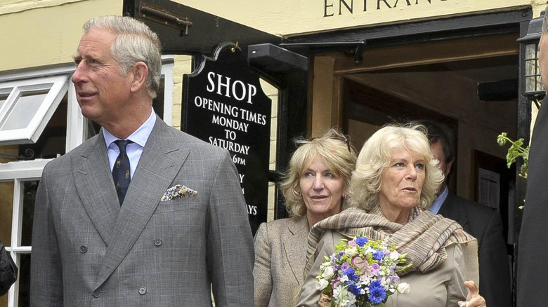 King Charles III, Annabel Elliot, and Camilla