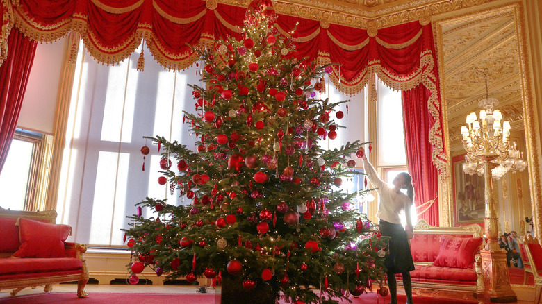 Christmas Tree in Windsor Castle