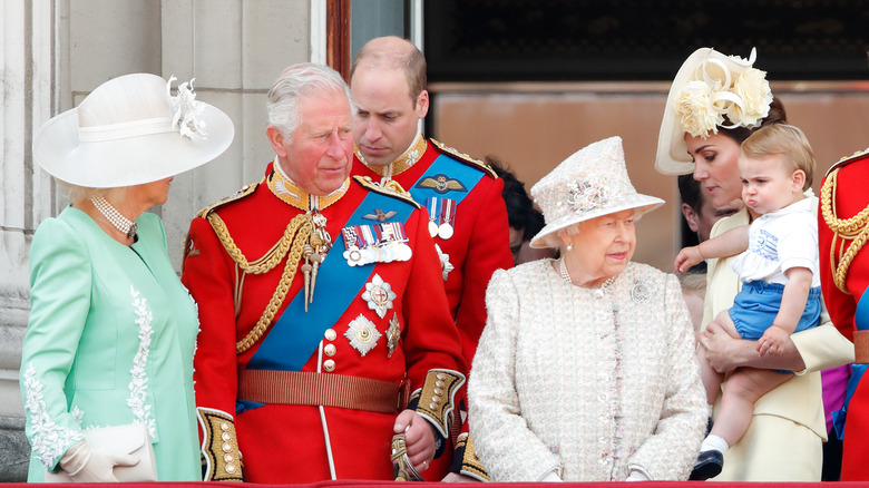 Prince Charles, Prince William, and Queen  Elizabeth !! along with Camilla and Kate Middleton