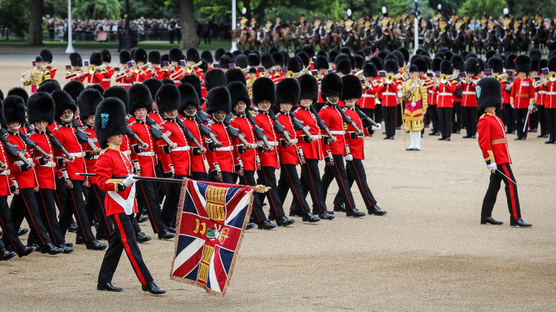 Trooping the Colour rehearsal 2022