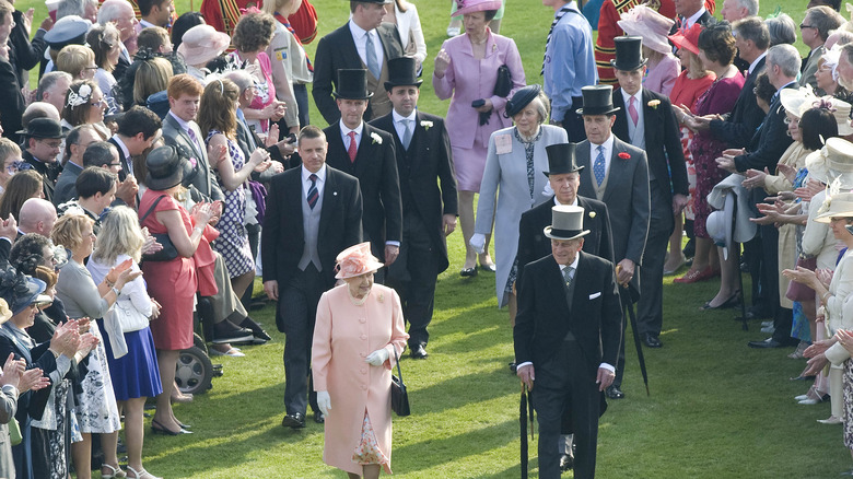 Queen Elizabeth Prince Philip garden party 2012