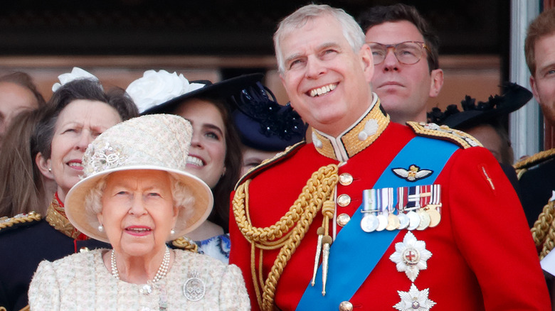 Queen Elizabeth & Prince Andrew