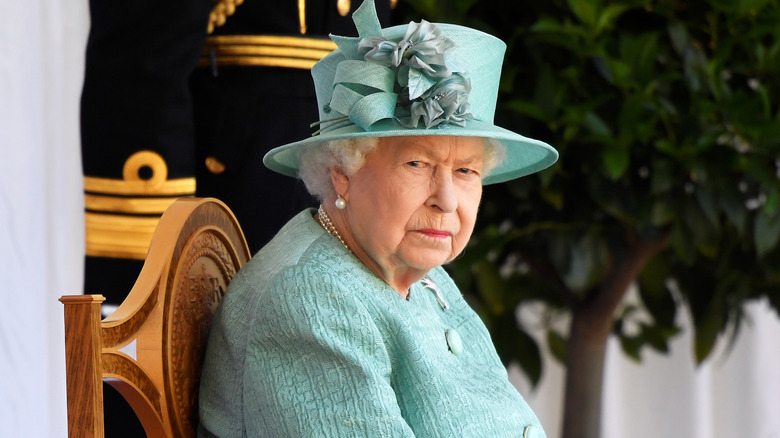 Queen Elizabeth at an event