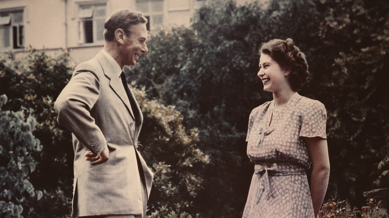 Elizabeth and King George VI 