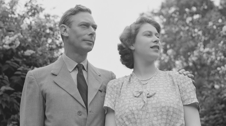 Queen Elizabeth II and King George VI