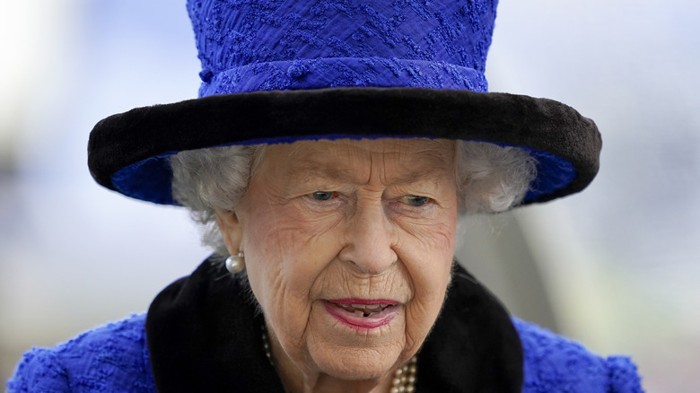 Queen Elizabeth attending an event