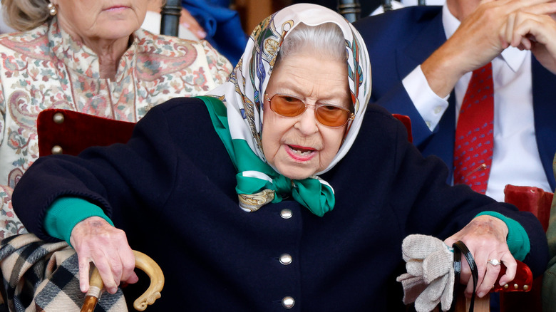 Queen Elizabeth attending an event