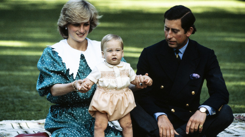 Diana, William, and Charles