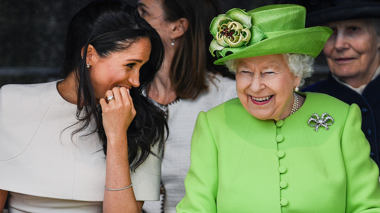 Meghan Markle and Queen Elizabeth