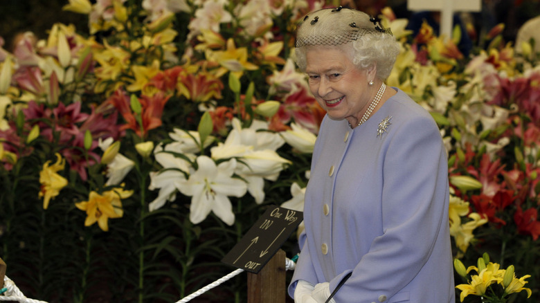 Queen Elizabeth at the Chelsea Flower Show