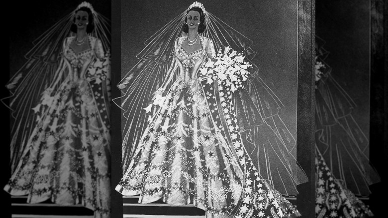 Princess Elizabeth's wedding dress 