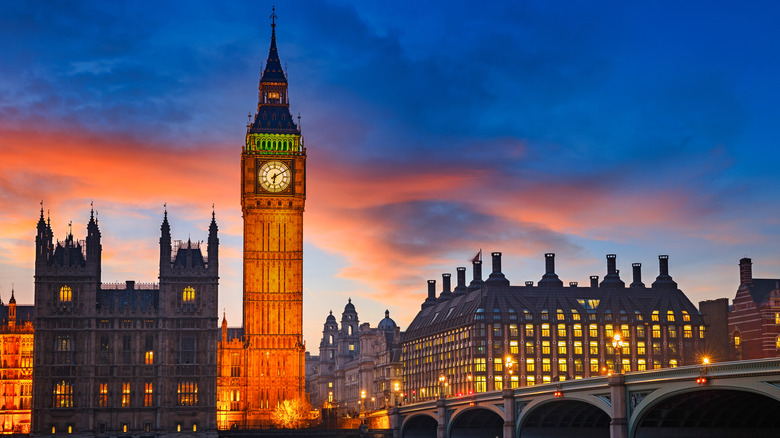 Tower of London at sunset