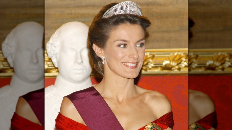 Letizia in full regalia