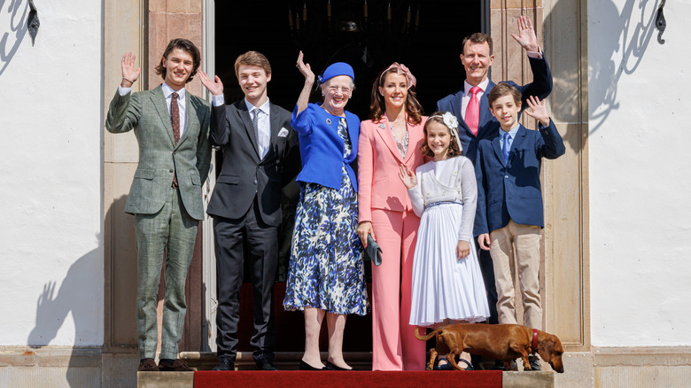 Queen Margrethe and family