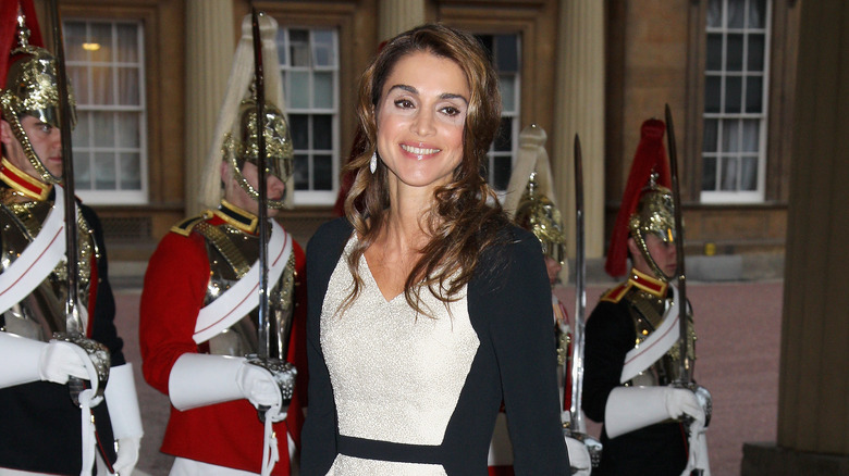 Queen Rania at an event