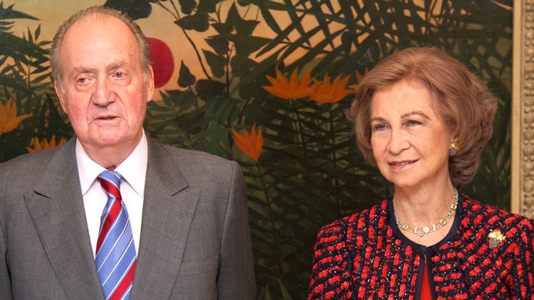 Former king and queen of Spain