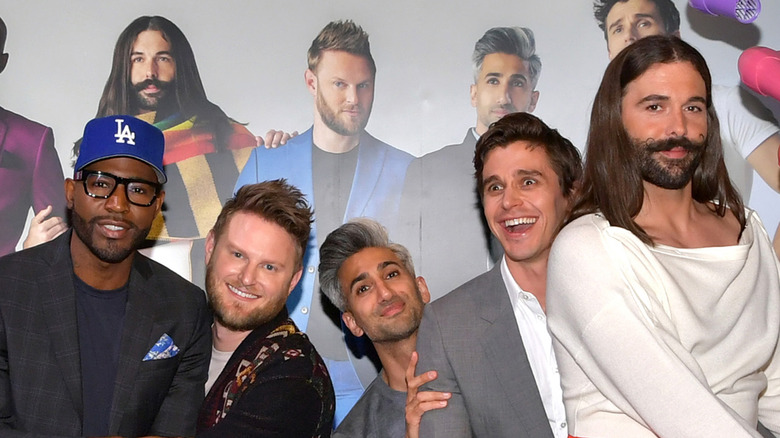 Queer Eye Season 6 Fab Five pose together for a picture