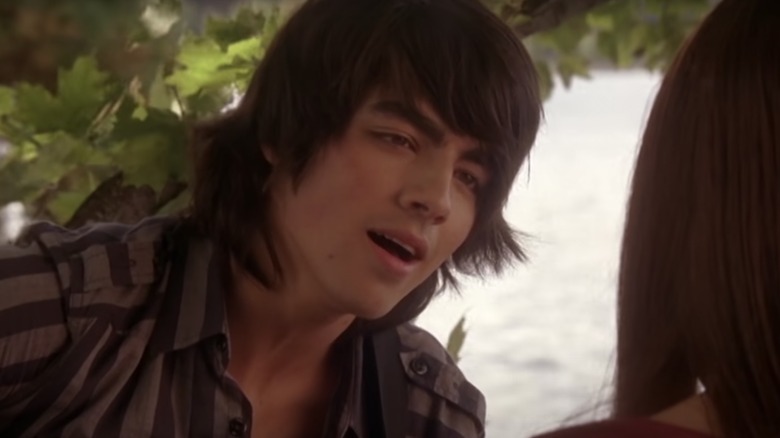 Joe Jonas singing in "Camp Rock"
