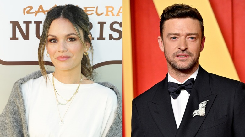 Rachel Bilson and Justin Timberlake side by side