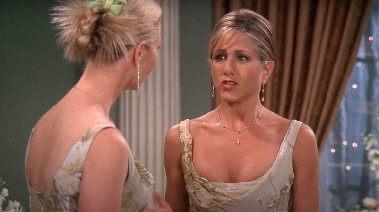 Rachel as a bridesmaid in "Friends"