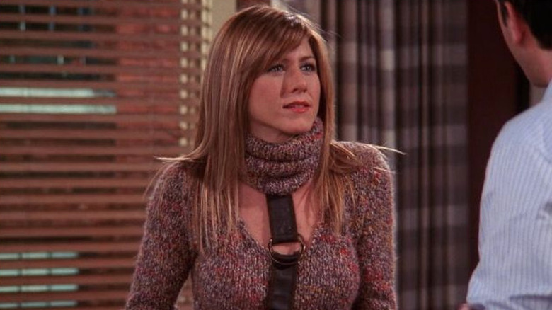 Rachel in a weird sweater in "Friends"