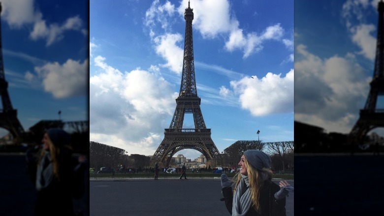 Avery Singer in Paris Eiffel Tower