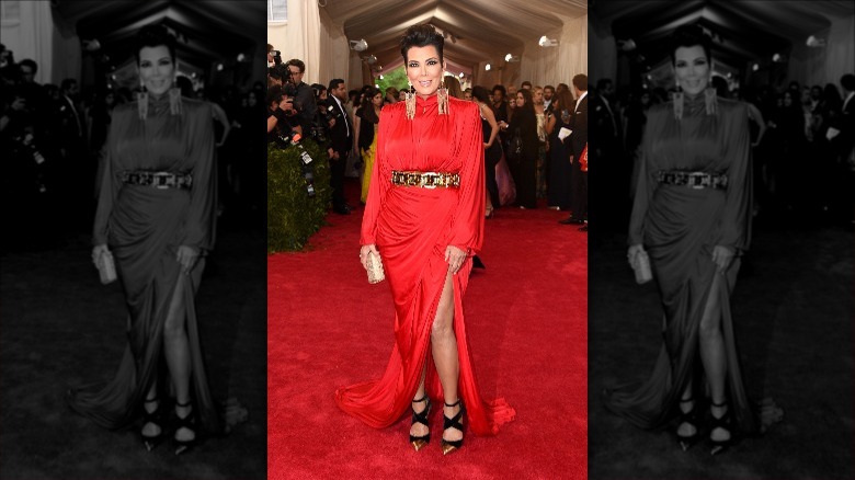 Kris Jenner at the 2015 Met Gala