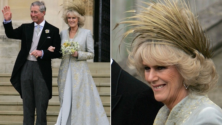 Camilla Parker Bowles royal wedding dress