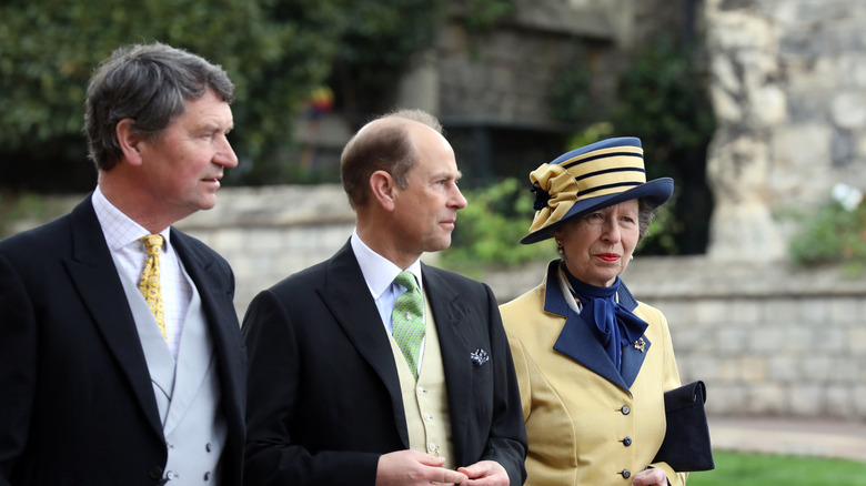 Princess Anne attending wedding