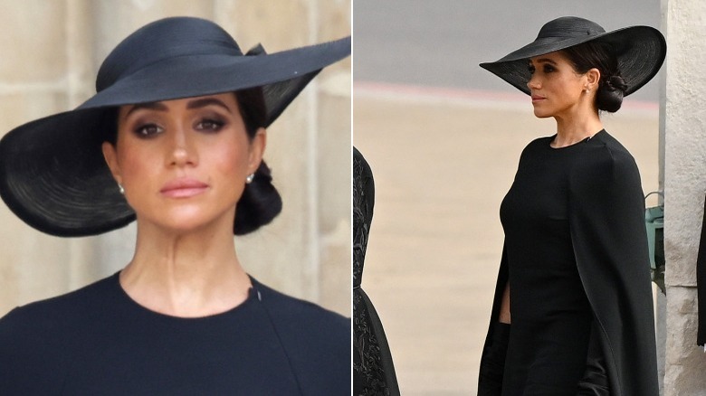 Meghan Markle at the Queen's funeral