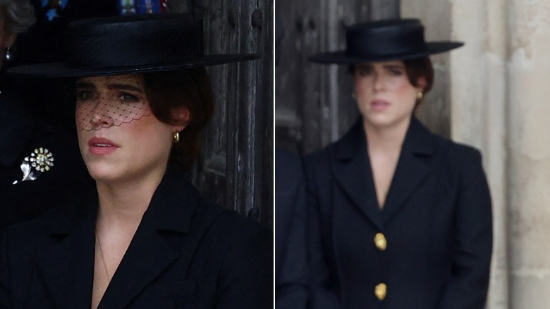 Princess Eugenie at the Queen's funeral