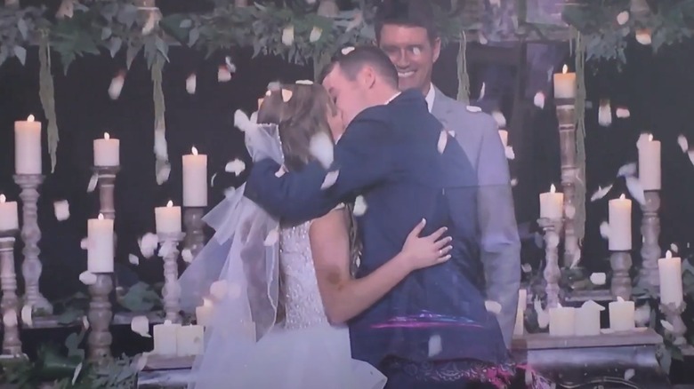 Kendra and Joseph Duggar kissing