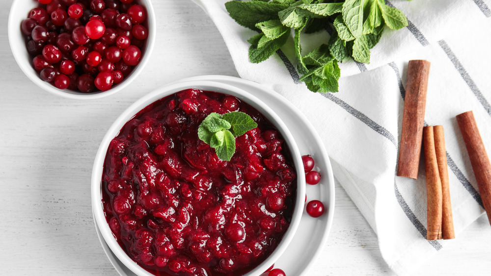 Cranberry sauce