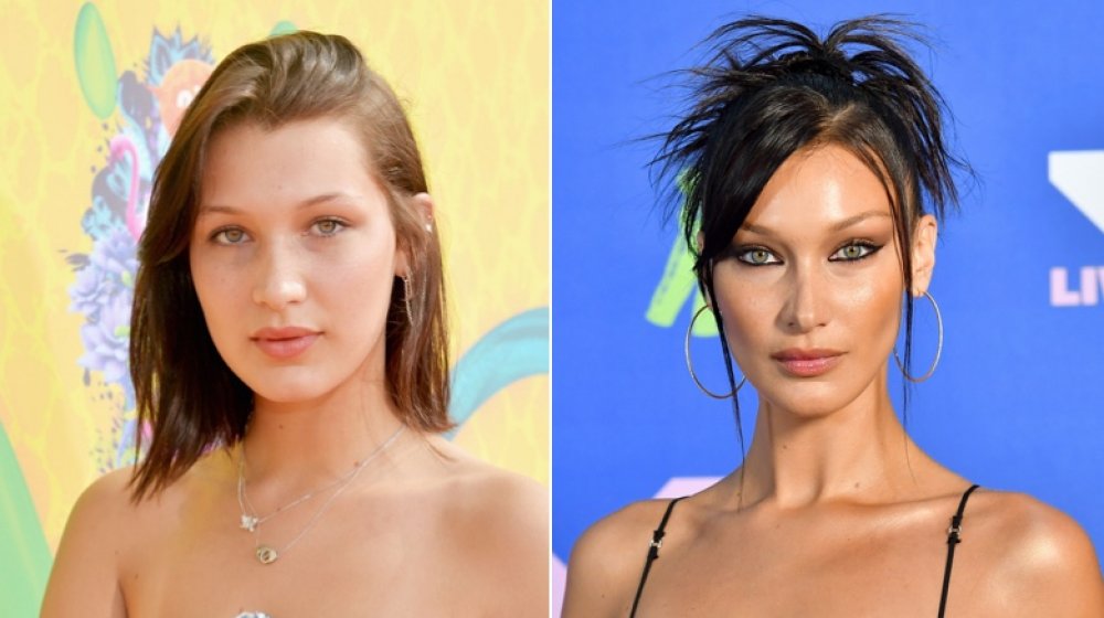 Bella Hadid from Real Housewives, then and now