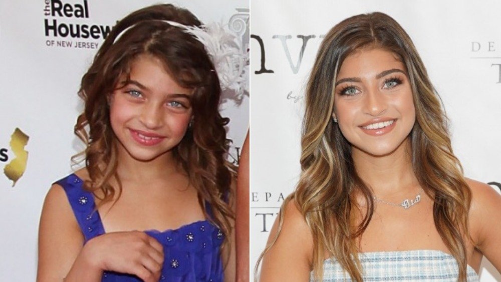 Gia Giudice from Real Housewives, then and now