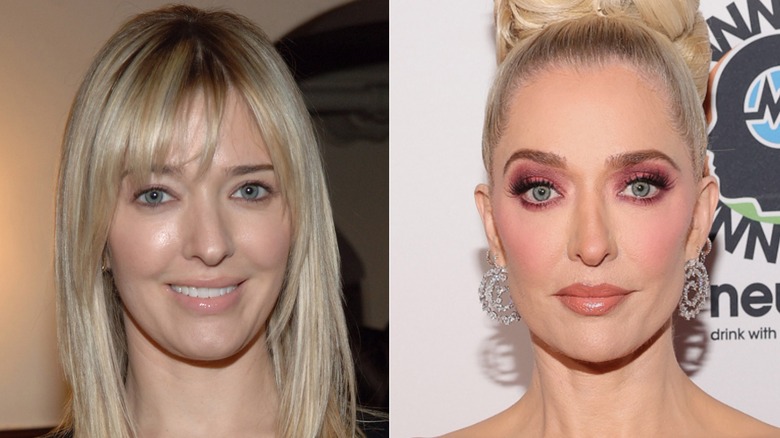 A split image of Erika Jayne