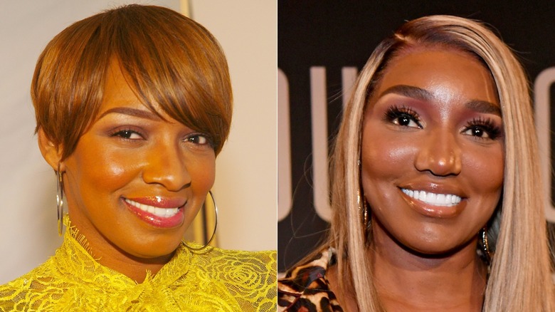 A split image of Nene Leakes