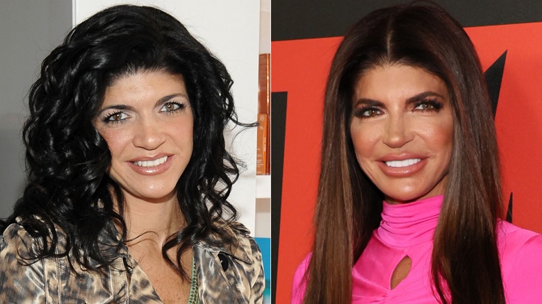 A split image of Teresa Giudice