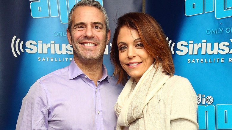 Bethenny Frankel and Andy Cohen