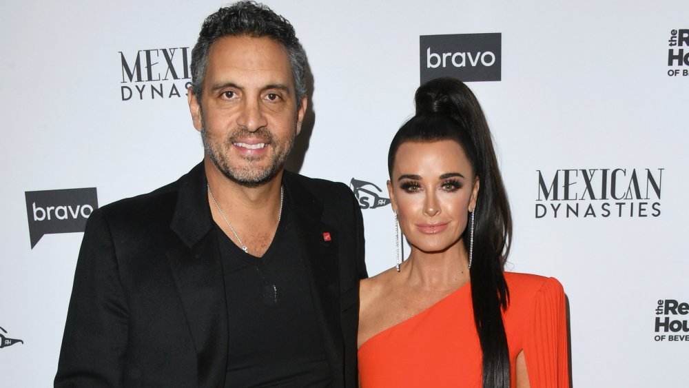 Mauricio Umansky and Kyle Richards attend Bravo's Premiere Party For "The Real Housewives Of Beverly Hills" Season 9 And "Mexican Dynasties"at Gracias Madre on February 12, 2019 in West Hollywood, California.