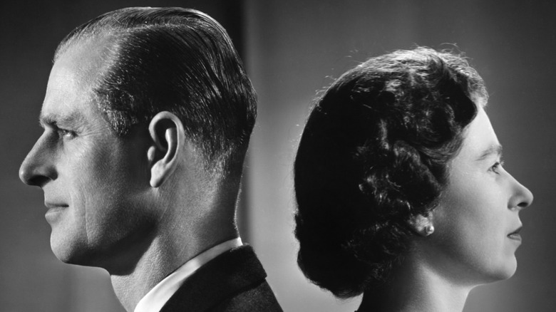 Young Queen Elizabeth and Prince Philip