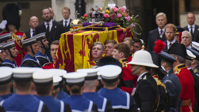 Queen Elizabeth II's coffin