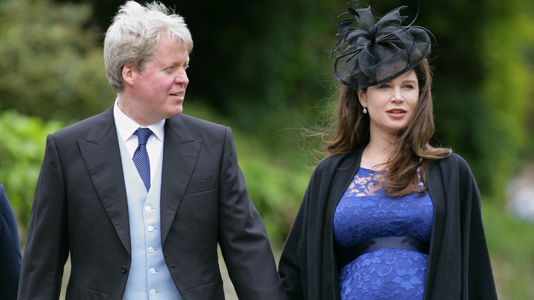 Charles Spencer and Karen Gordon walking 